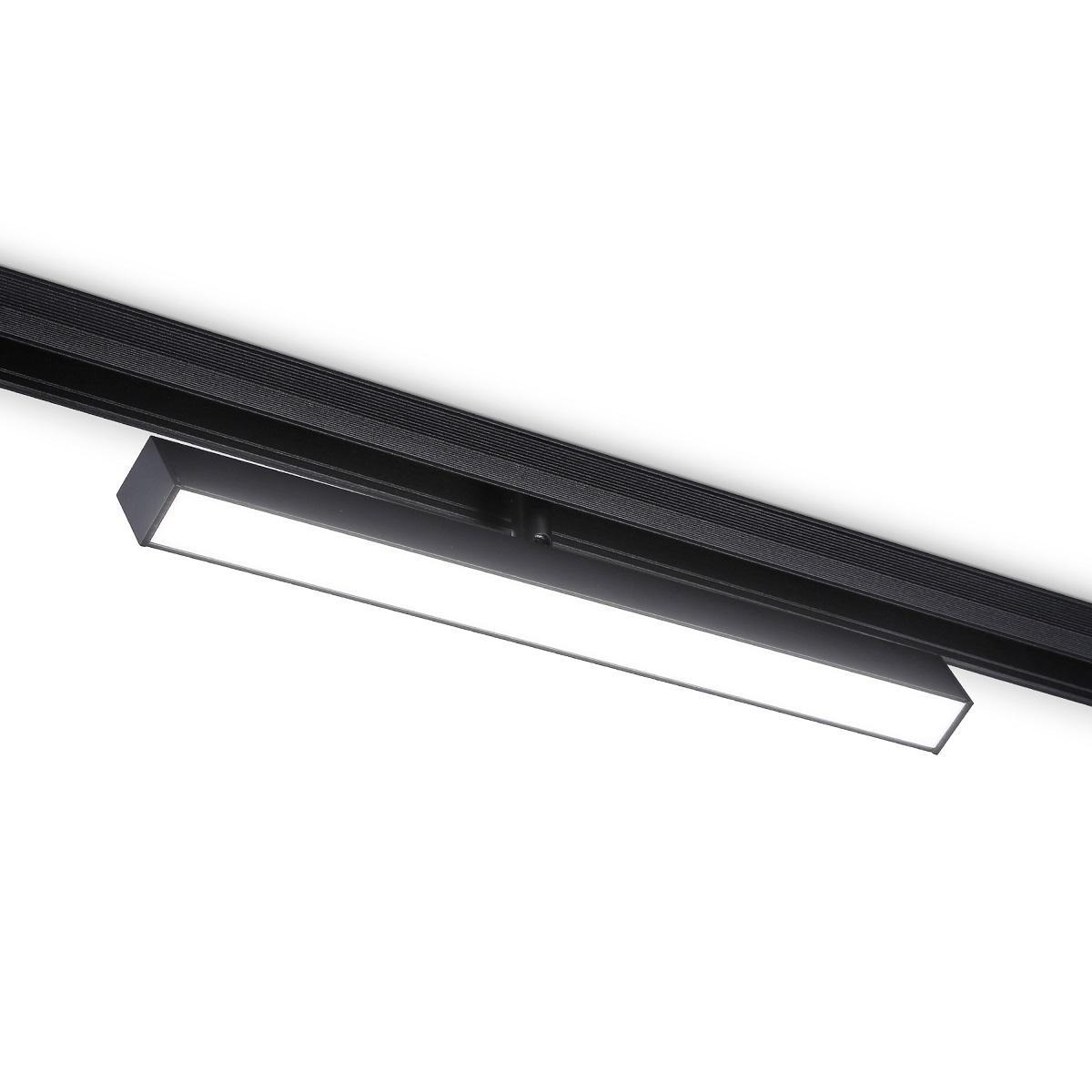 Трековые светильник Трековый светодиодный светильник Ambrella light Track System Magnetic черный металл