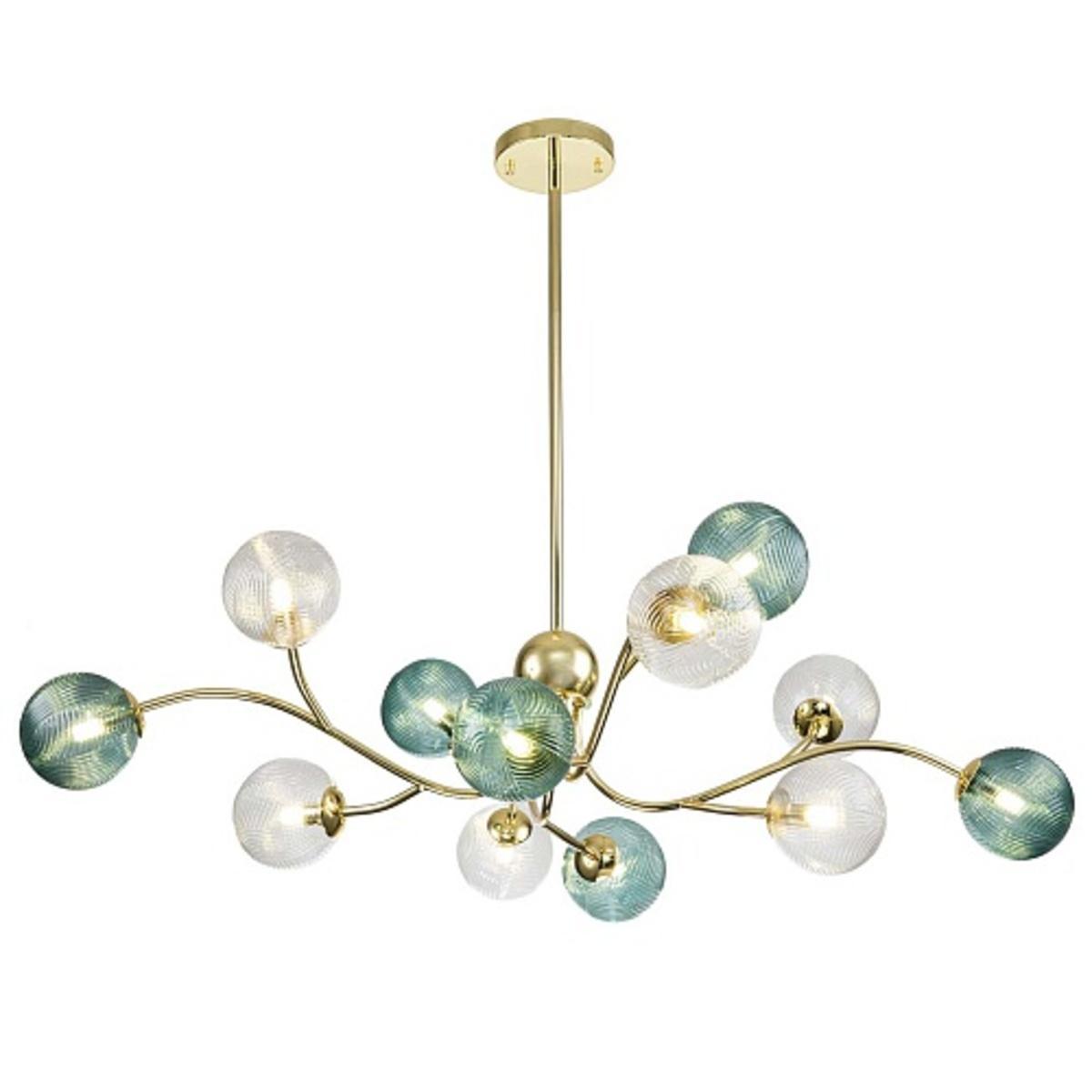 Люстры на штанге Люстра Selva 11032 12R Gold золото металл