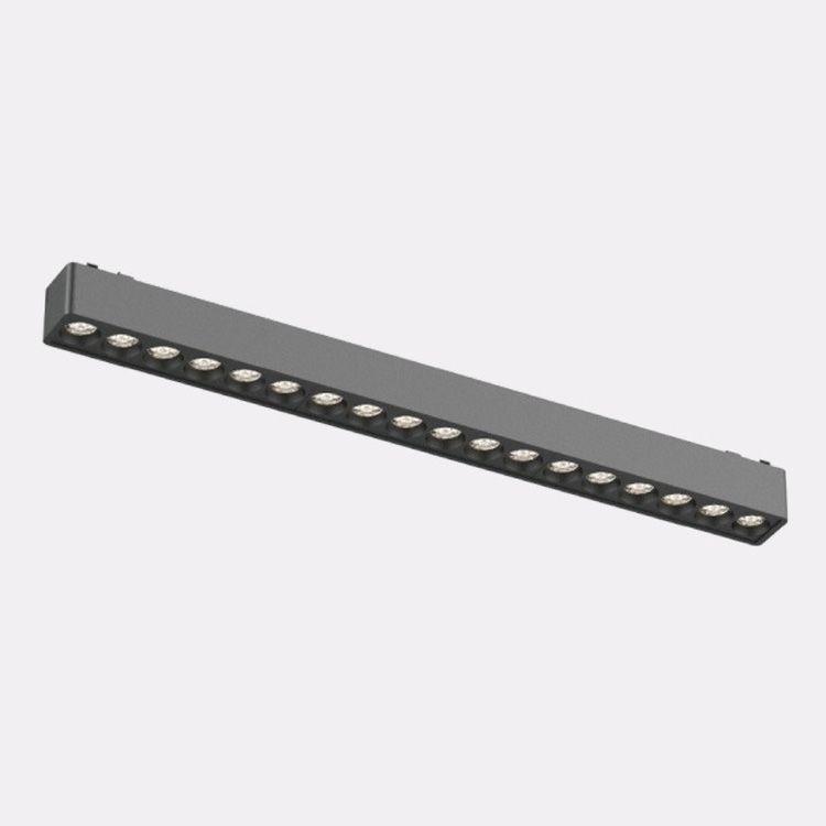 Трековые светильник Трековый светодиодный светильник Italline black черный металл