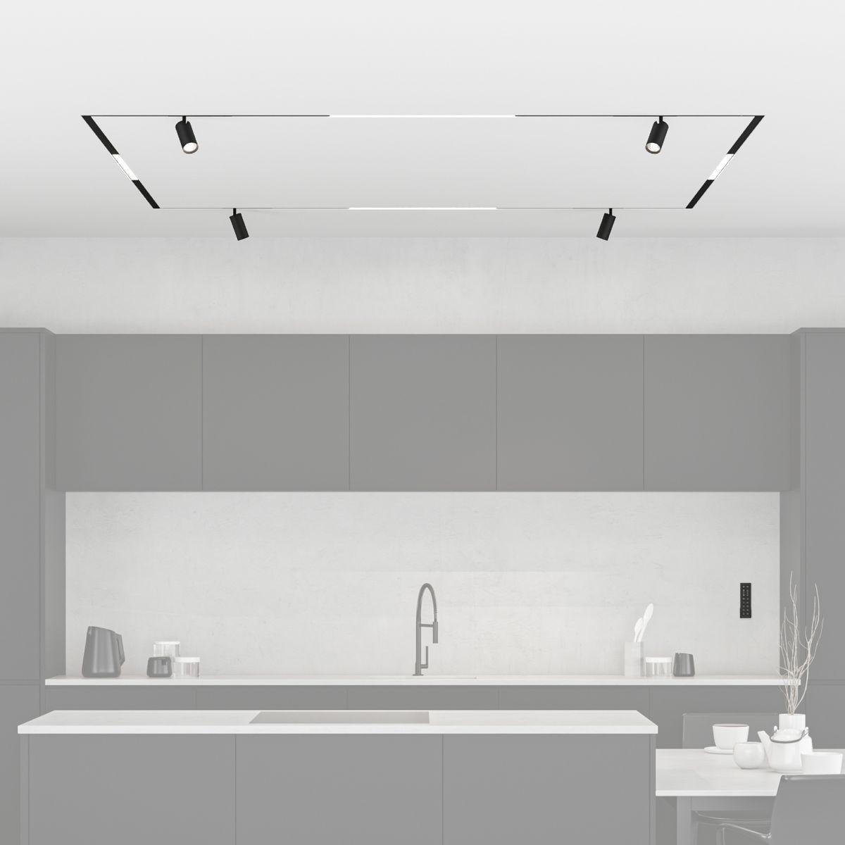Трековые систем Комплект трековой системы Denkirs SET SMART ZigBee 03 черный металл