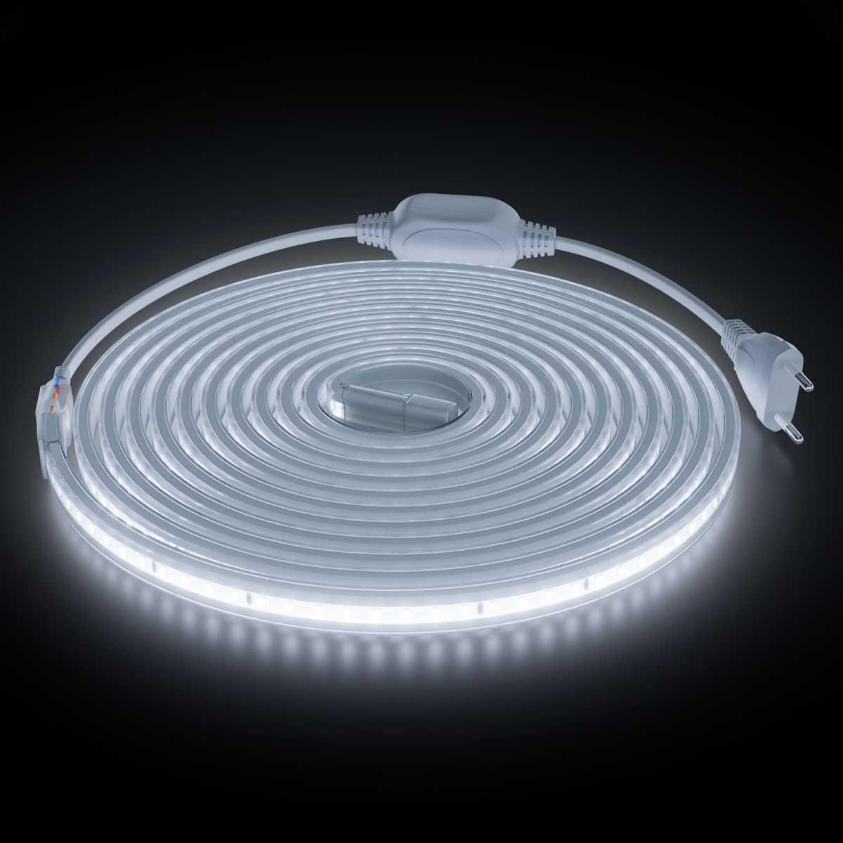 Светодиодные лент Комплект светодиодной влагозащищенной ленты Apeyron m 120LED m 2835SMD холодный белый