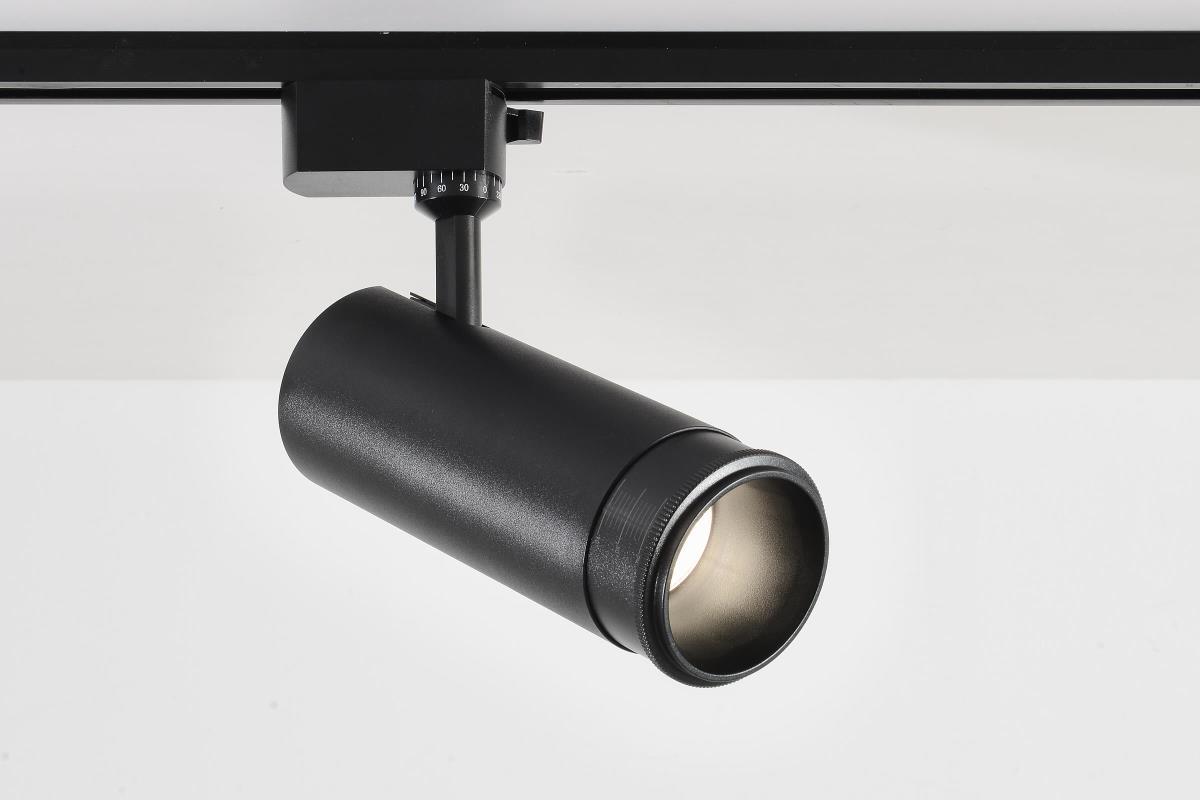 Трековые светильник Светильник однофазный Crystal Lux CLT 0.31 021 BK 3CCT ZOOM черный металл