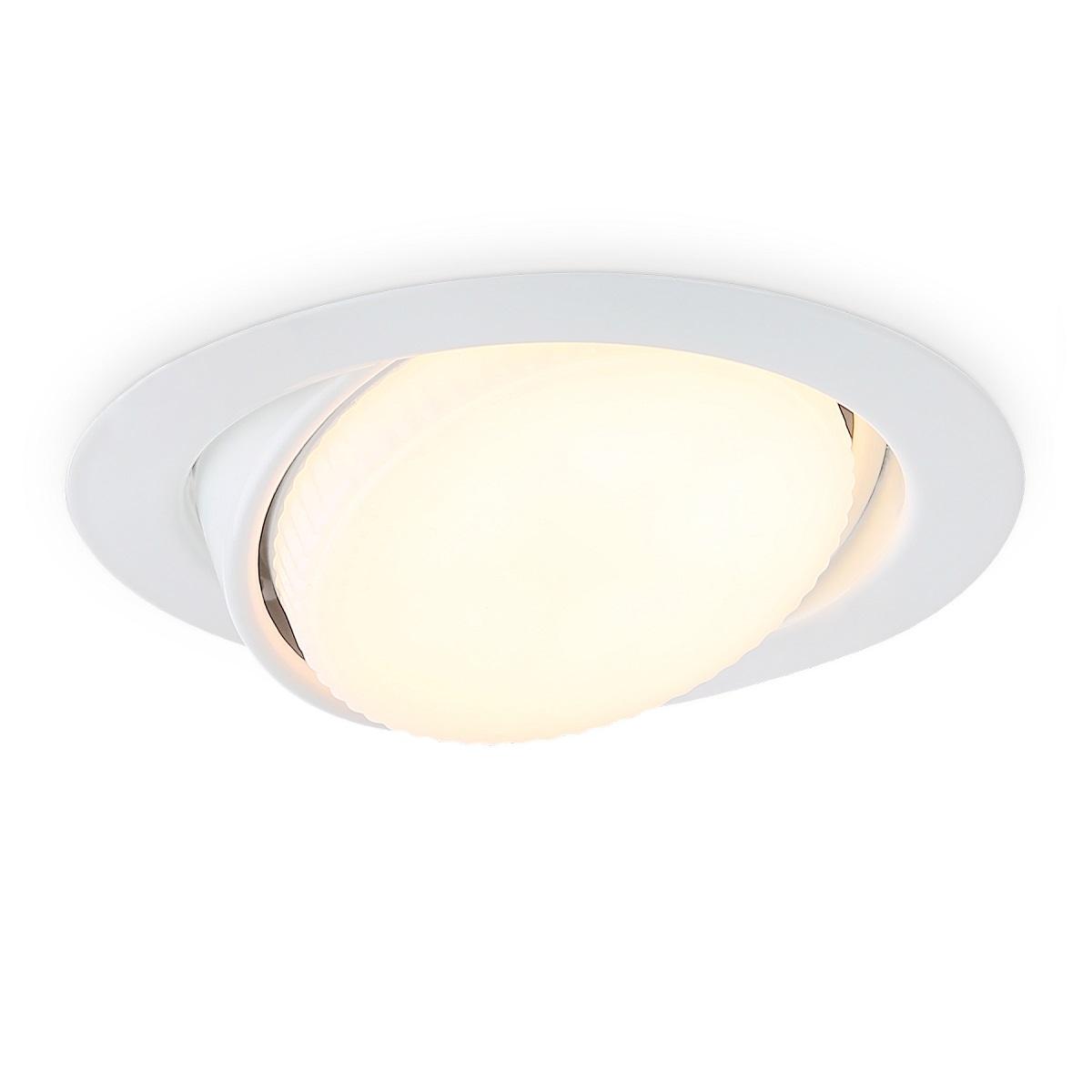 Светильник Встраиваемый поворотный светильник Ambrella light Standard Spot Spot белый металл