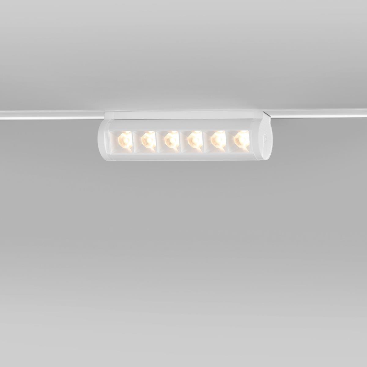 Трековые светильник Трековый светодиодный светильник Elektrostandard Alter 85048 01 белый металл