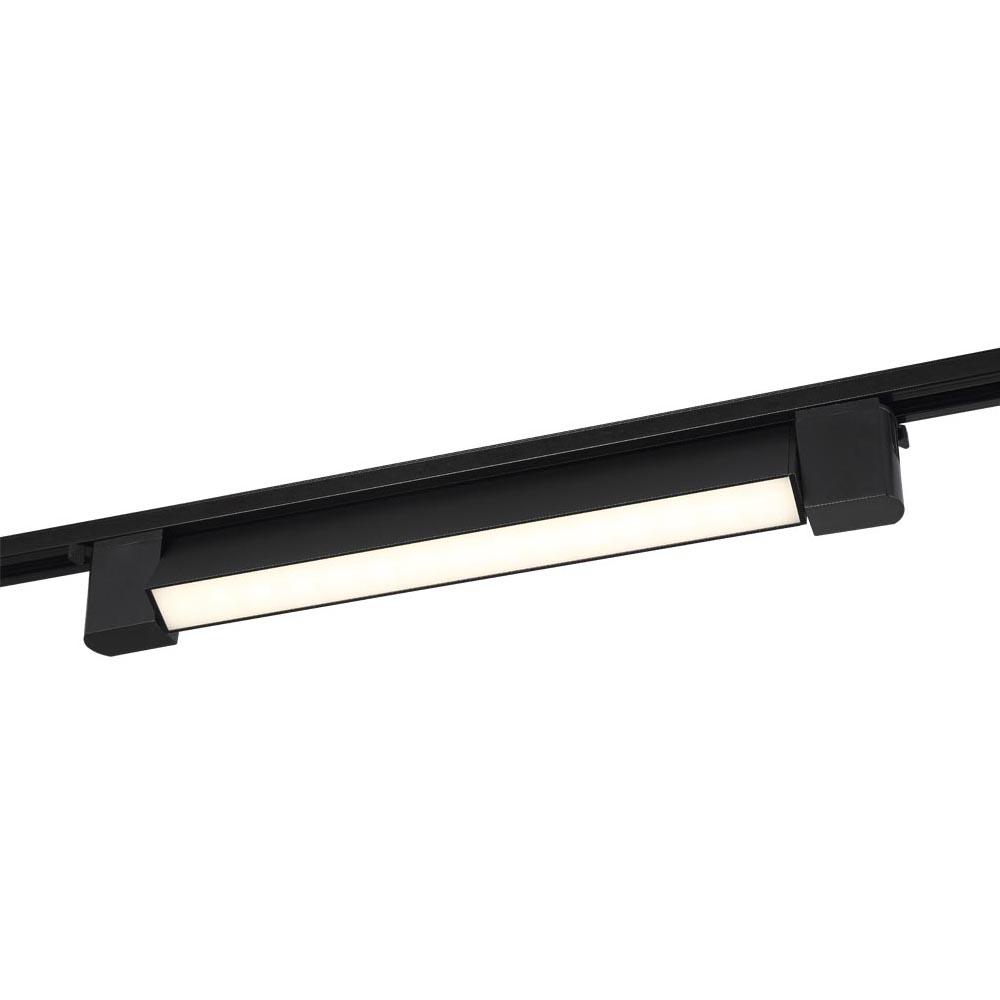 Трековые светильник Трековый светодиодный светильник Crystal Lux CLT 0.31 010 BL M черный металл