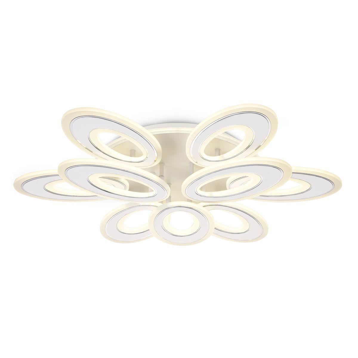 Потолочная люстра Потолочная светодиодная люстра Ambrella light Acrylica Original белый металл