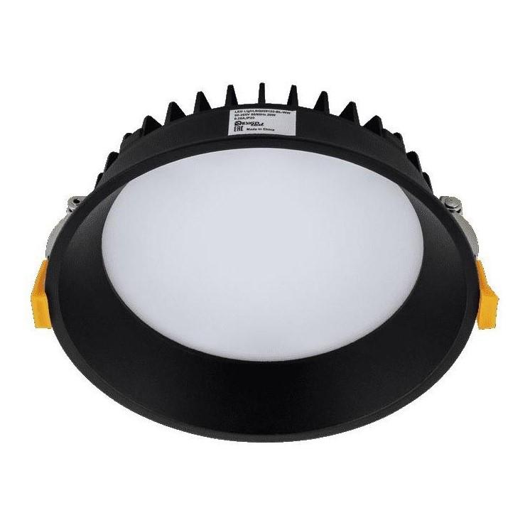 Офисное освещение Встраиваемый светодиодный светильник DesignLed WL-BQ BQ009120-BL-NW 005648 черный металл