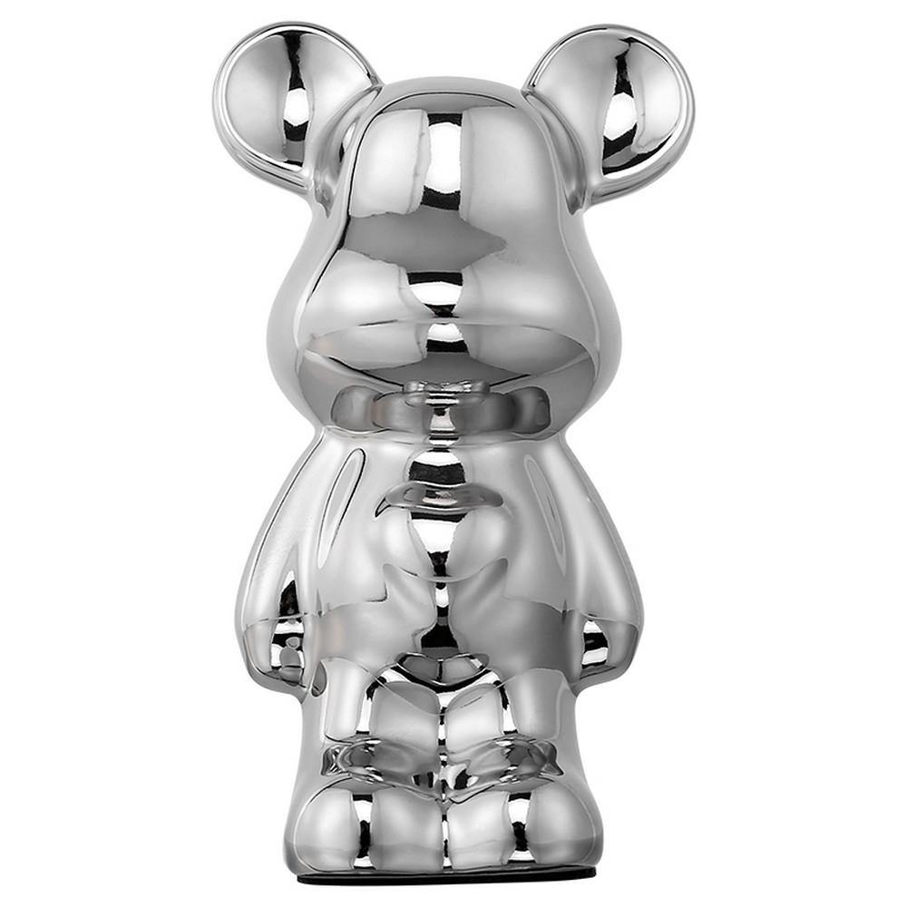 Предметы интерьера Фигурка декоративная Aployt Bear APL.401.00.02 серебро керамика
