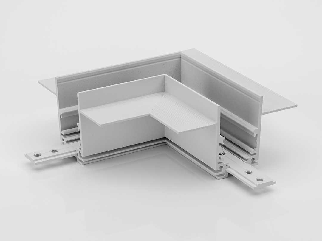 Трековые систем Коннектор LUMKER SY-LINK-CNLV-T1-WH 013607 белый металл