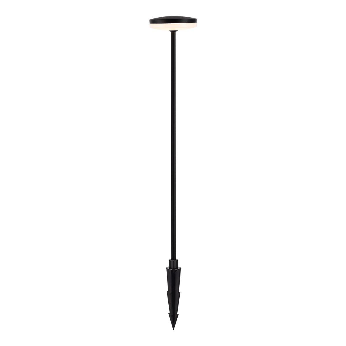 Уличное освещение Ландшафтный светодиодный светильник ST Luce Glimer SL9524.415.01 черный металл