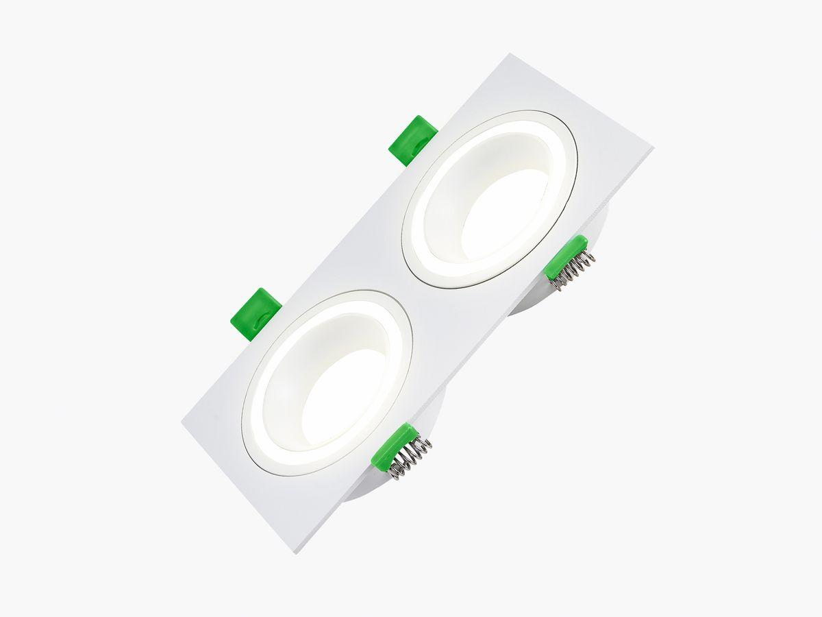 Светильник Встраиваемый светильник LEDS POWER GU-D, серия SPOT белый металл