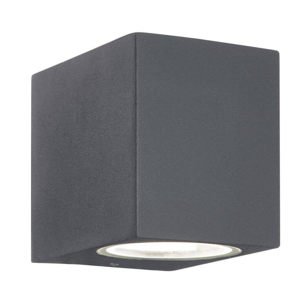 Уличное освещение Уличный настенный светильник Ideal Lux Up AP1 Antracite 115306 серый стекло