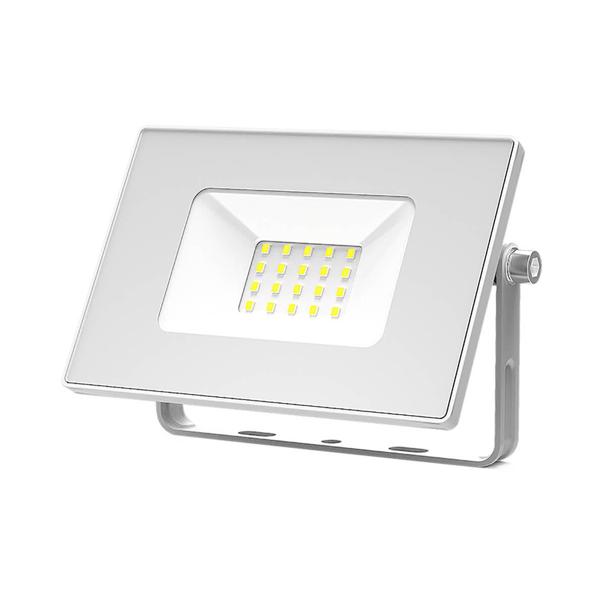 Уличное освещение Прожектор светодиодный Gauss Slim 20W 6500К 613120320 белый стекло