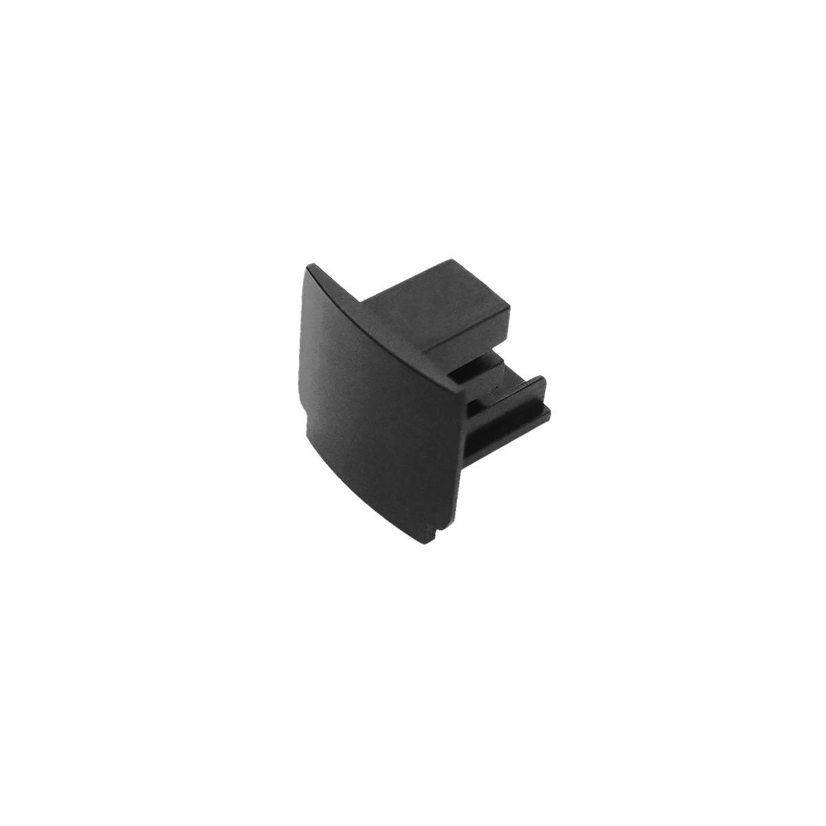 Трековые систем Заглушка боковая к треку 5040xx-(F) / (R) Quattro Lightstar 504167-FR черный пластик
