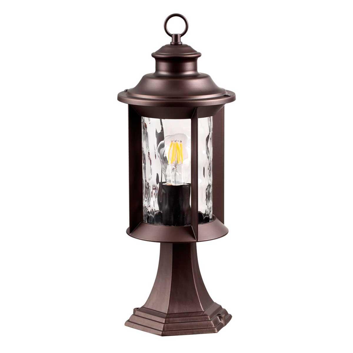 Уличное освещение Уличный светильник Odeon Light Nature Mavret 4961 / 1A коричневый стекло