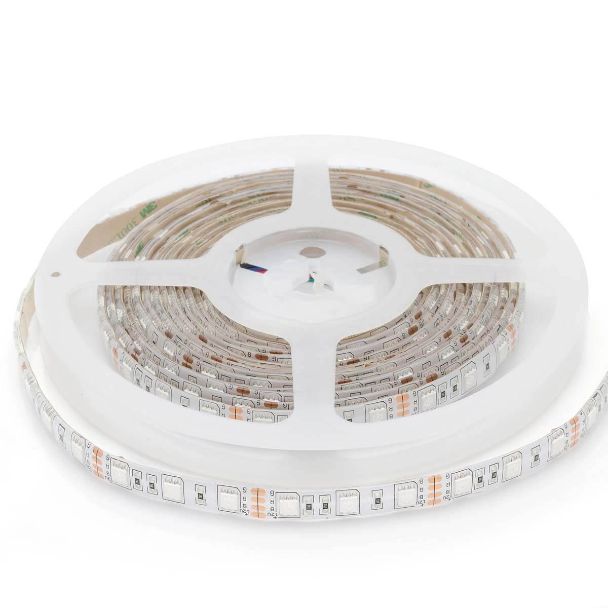 Светодиодные лент Светодиодная влагозащищенная лента Apeyron m 60Led m 5050SMD разноцветная 1M 260BL пластик