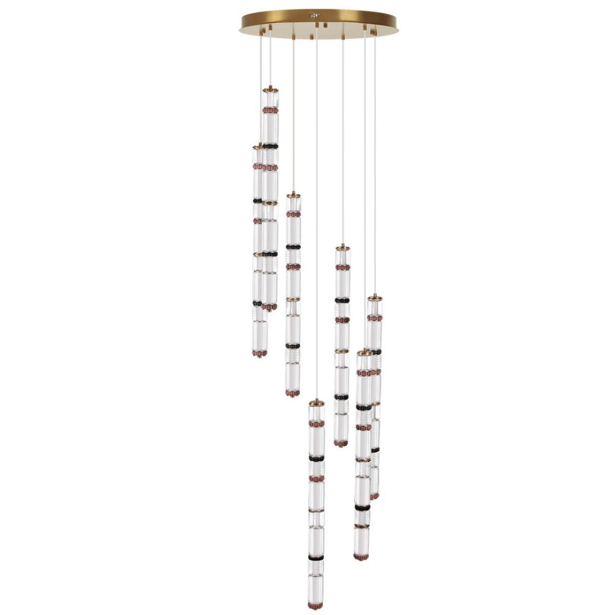Люстр Люстра Collier L-Vision бронза стекло