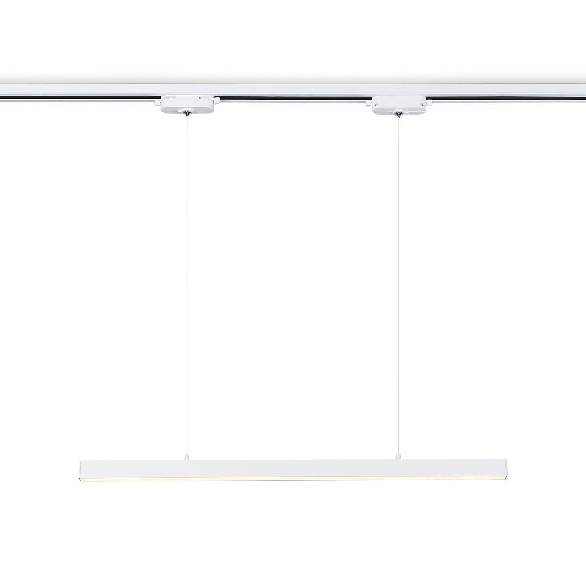Трековые светильник Подвесной трековый светодиодный светильник Ambrella light Track System белый металл