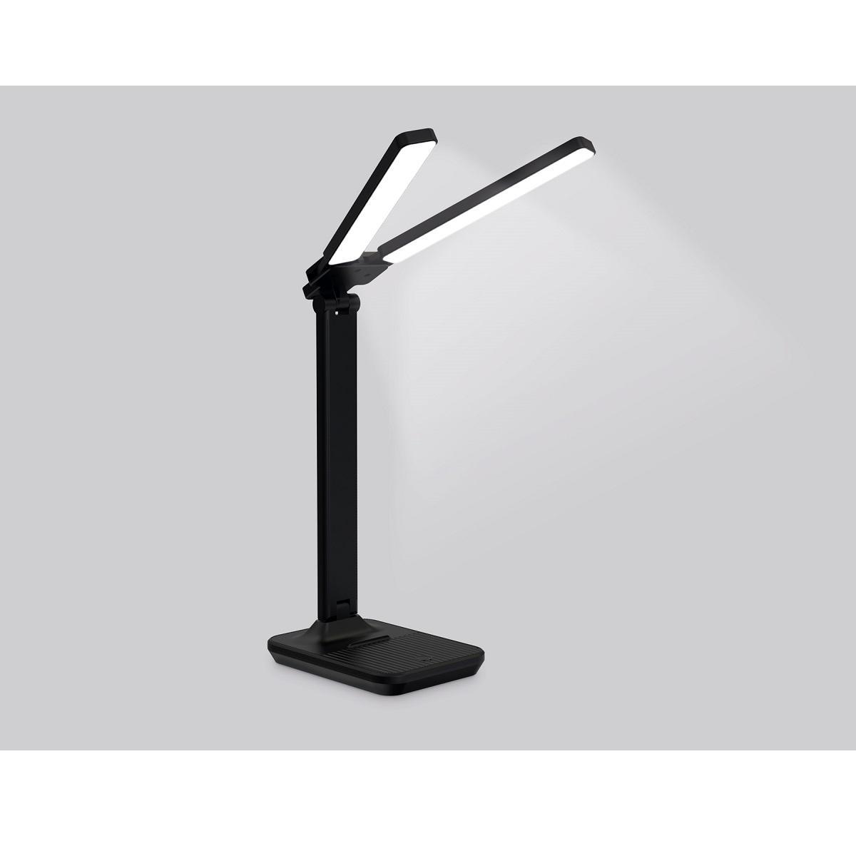 Настольные ламп Настольная светодиодная лампа Ambrella light Desk черный пластик