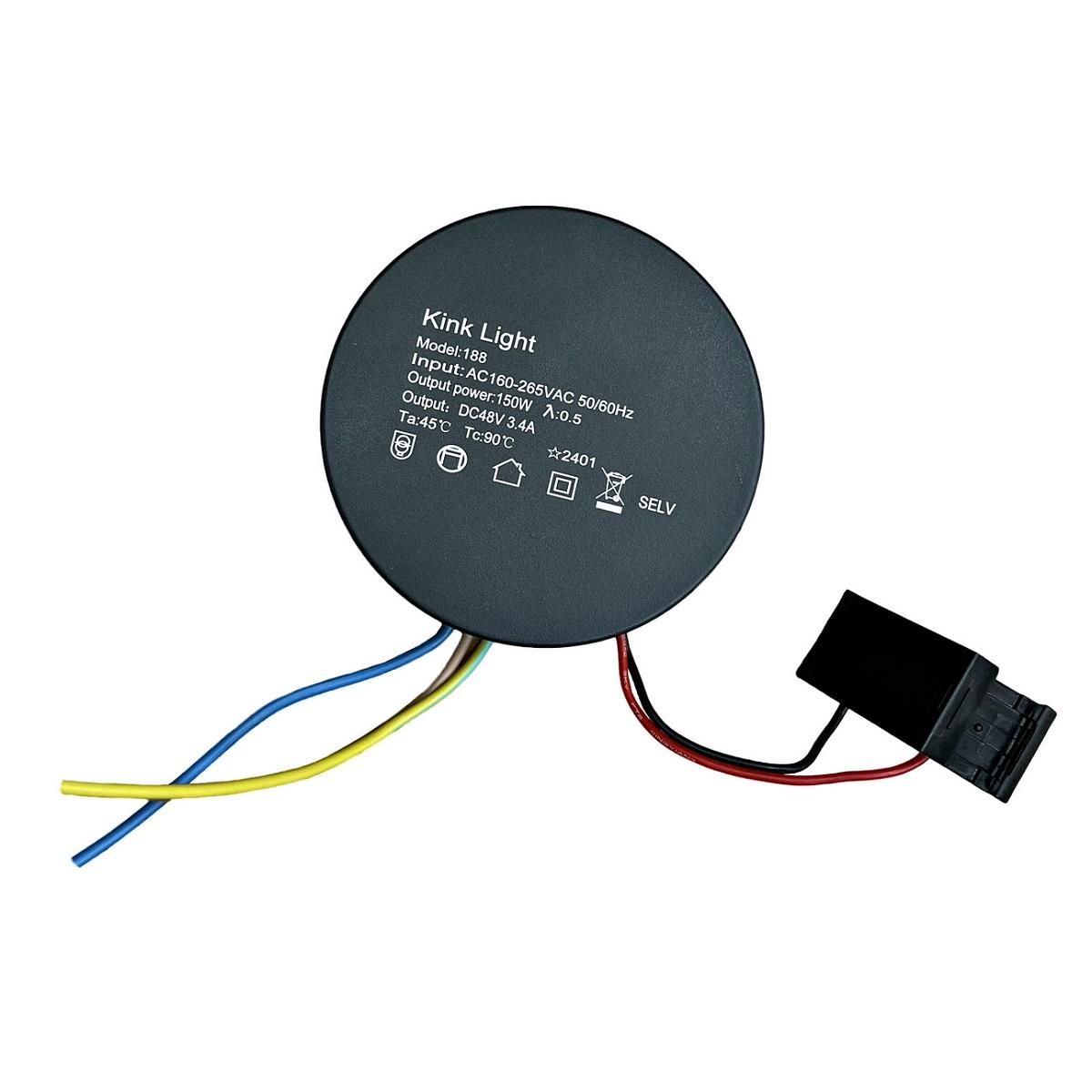 Трековые систем Трансформатор Kink Light Сатори 48V 150W 3,4A 188 серый металл