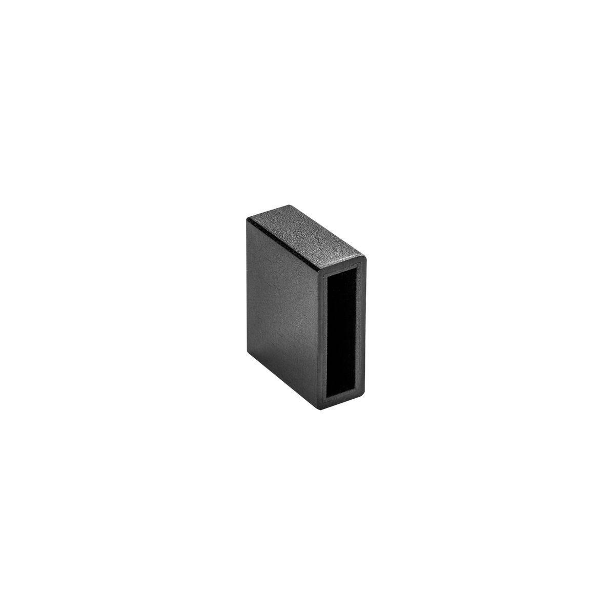 Трековые систем Заглушка Lightstar Due 507167 черный пластик