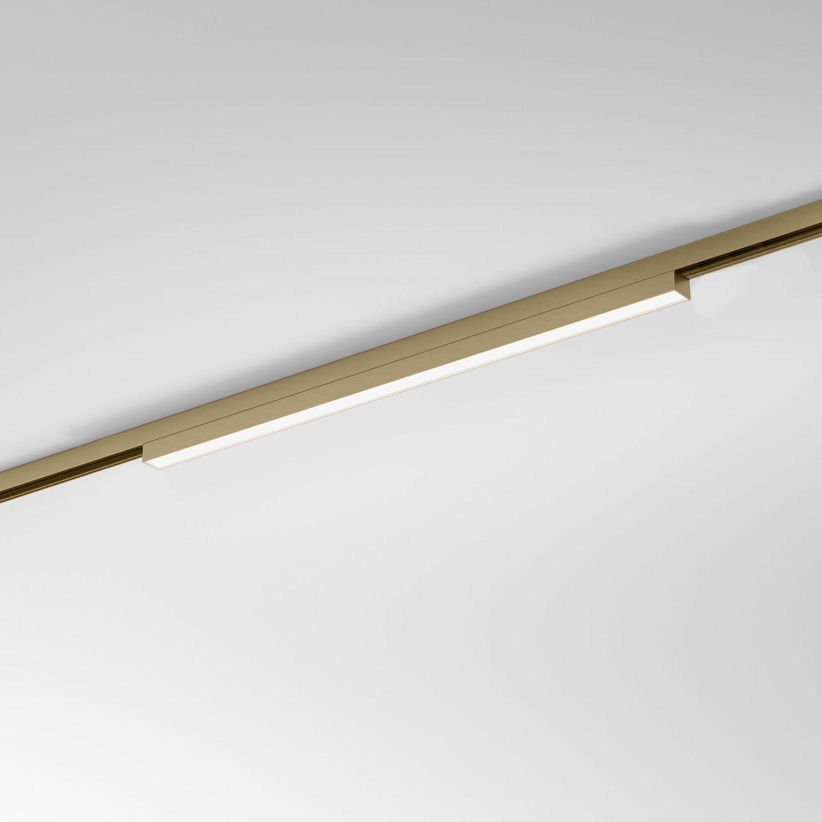 Трековые светильник Трековый светодиодный светильник Elektrostandard Brass Line 85527 01 в стиле минимализм латунь металл