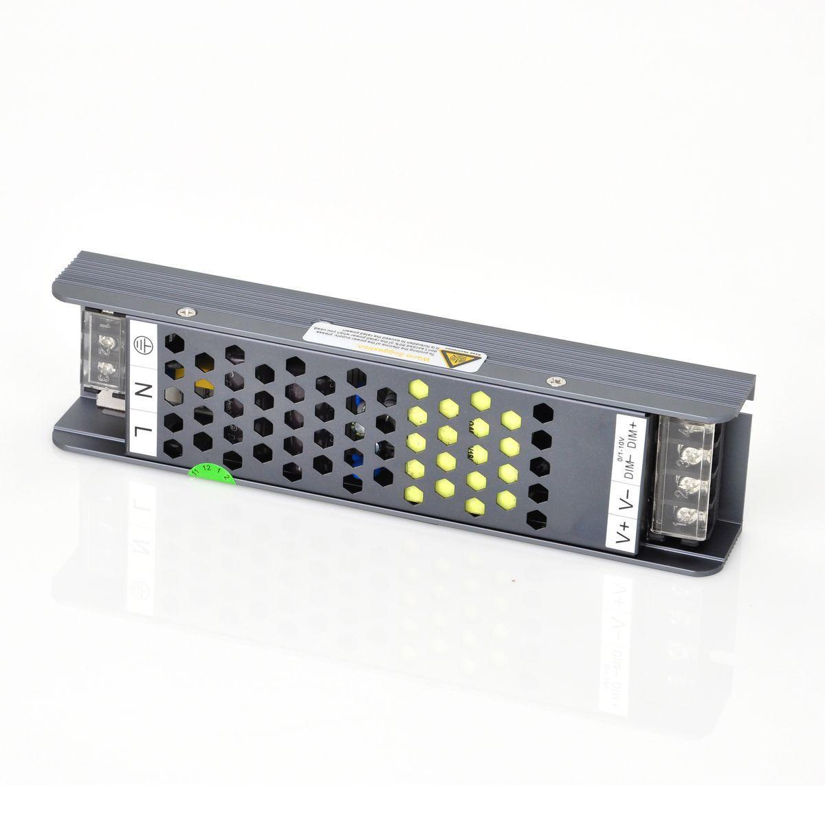 Светодиодные лент Блок питания SWG IP20 8,3A серый металл