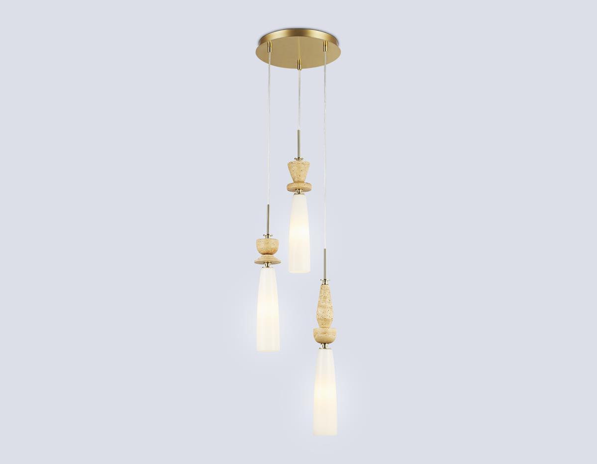 Подвесная люстра Люстра HIGH LIGHT белый стекло