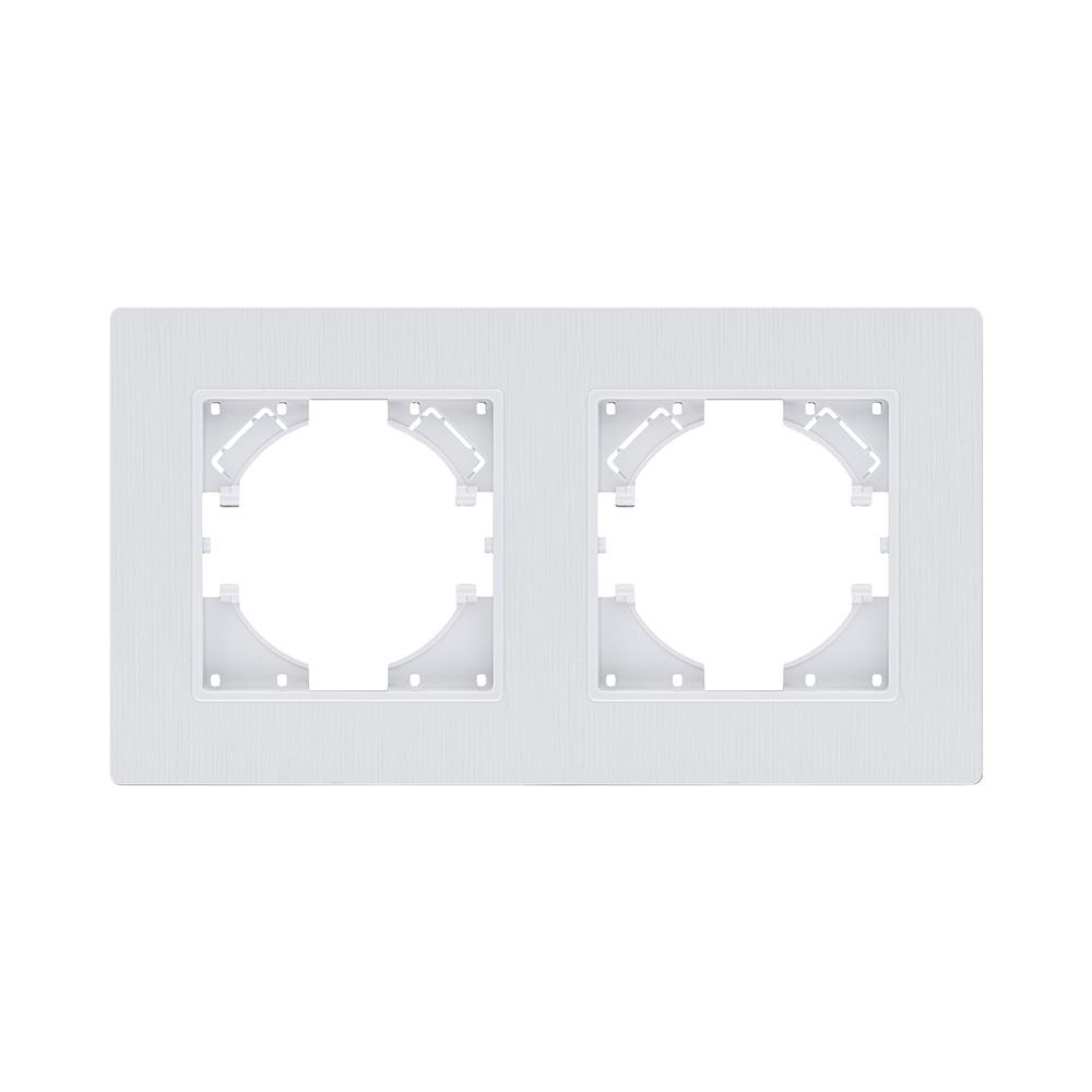 Электротовар Рамка 2-постовая, белый Kollinger Eleganz Plex EP2WH белый