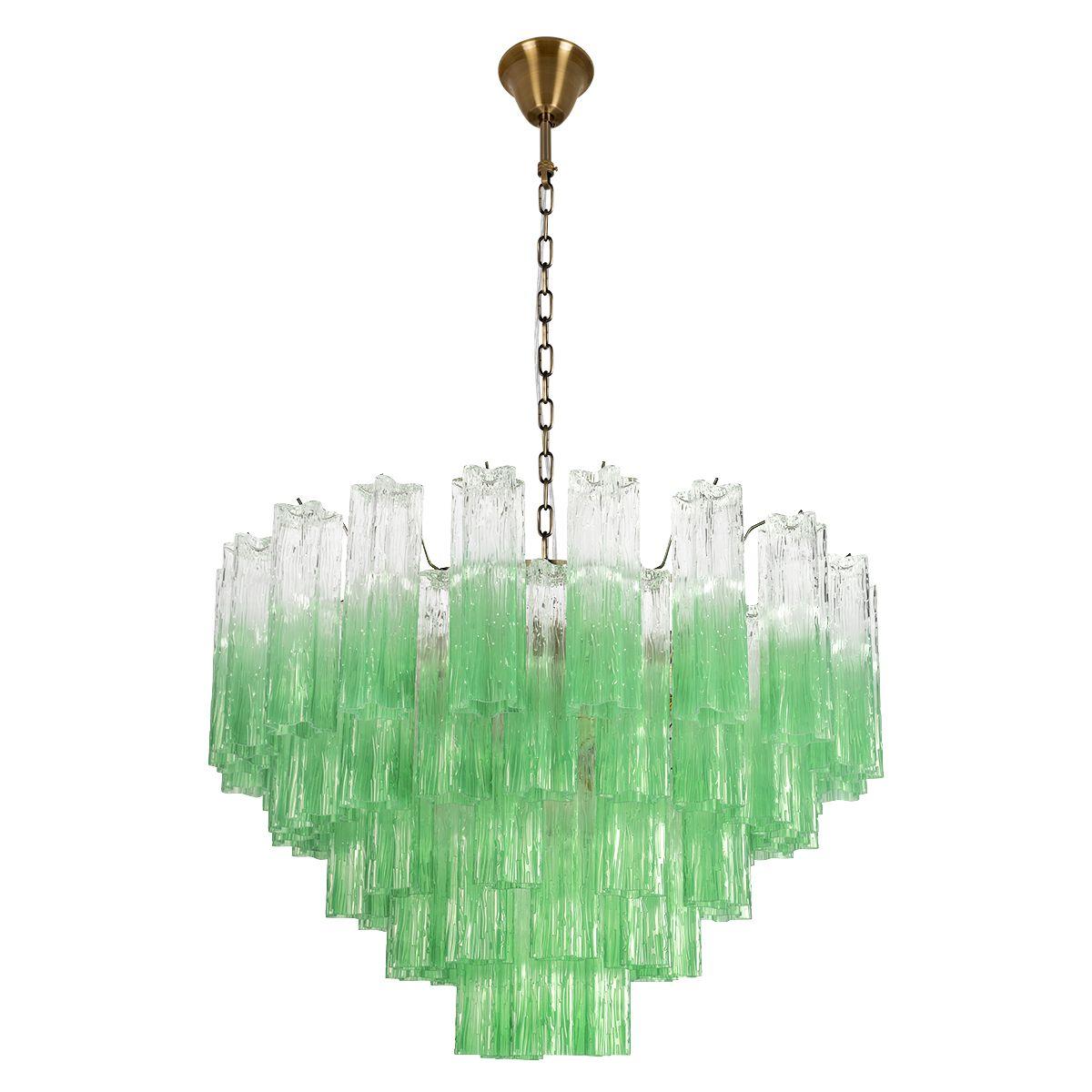 Подвесная люстра Люстра Murano 10580 800 Clear green зеленый стекло