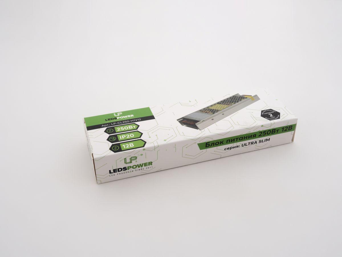 Светодиодные лент Блок питания LEDS POWER ULTRA SLIM серый металл