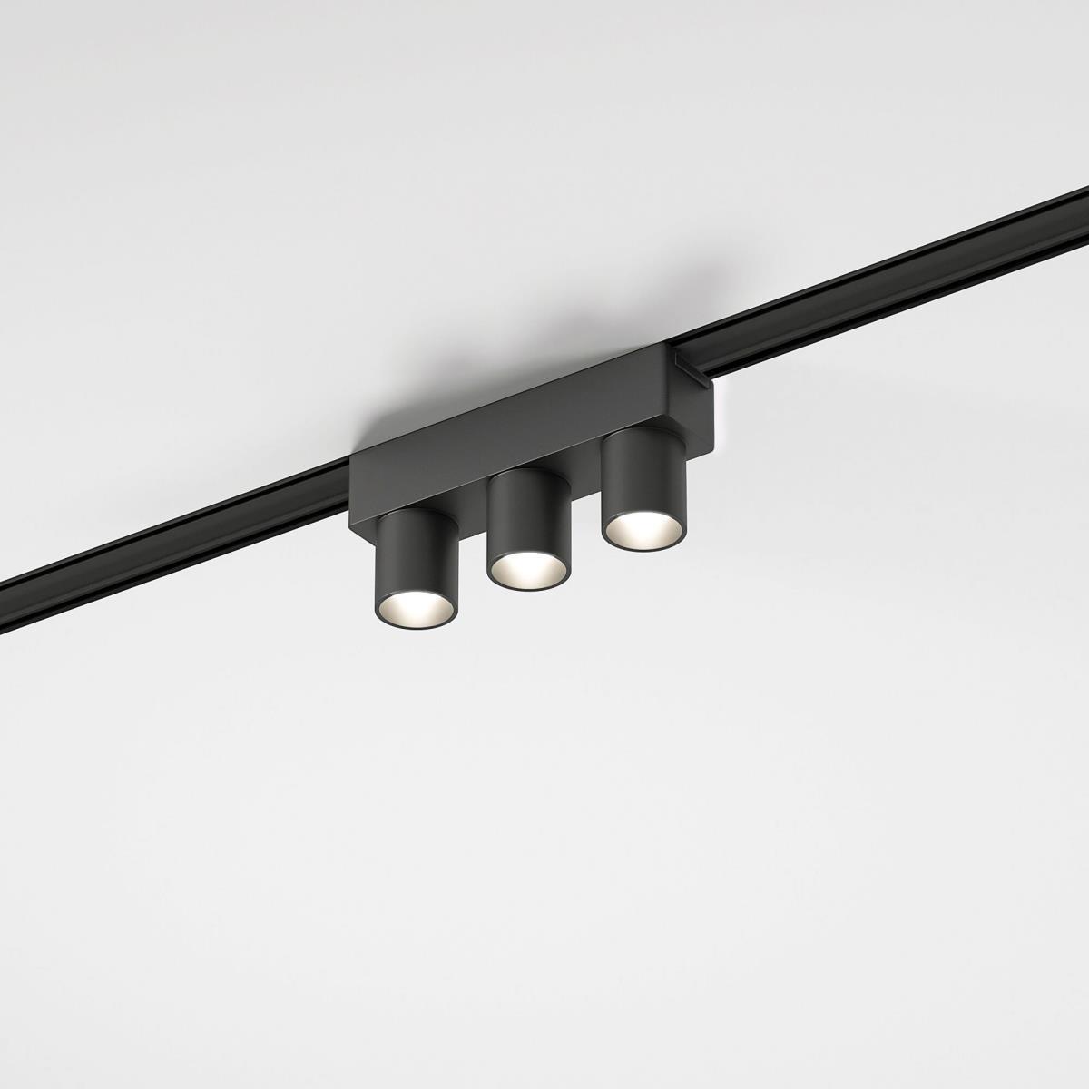 Трековые светильник Трековый светодиодный светильник Elektrostandard Flat Magnetic Tillie 85094 01 черный черный металл