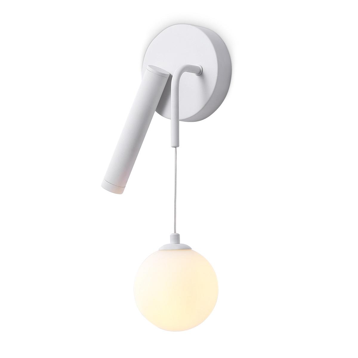 Настенные светильник Настенный светодиодный светильник Ambrella light Comfort LineTech белый металл