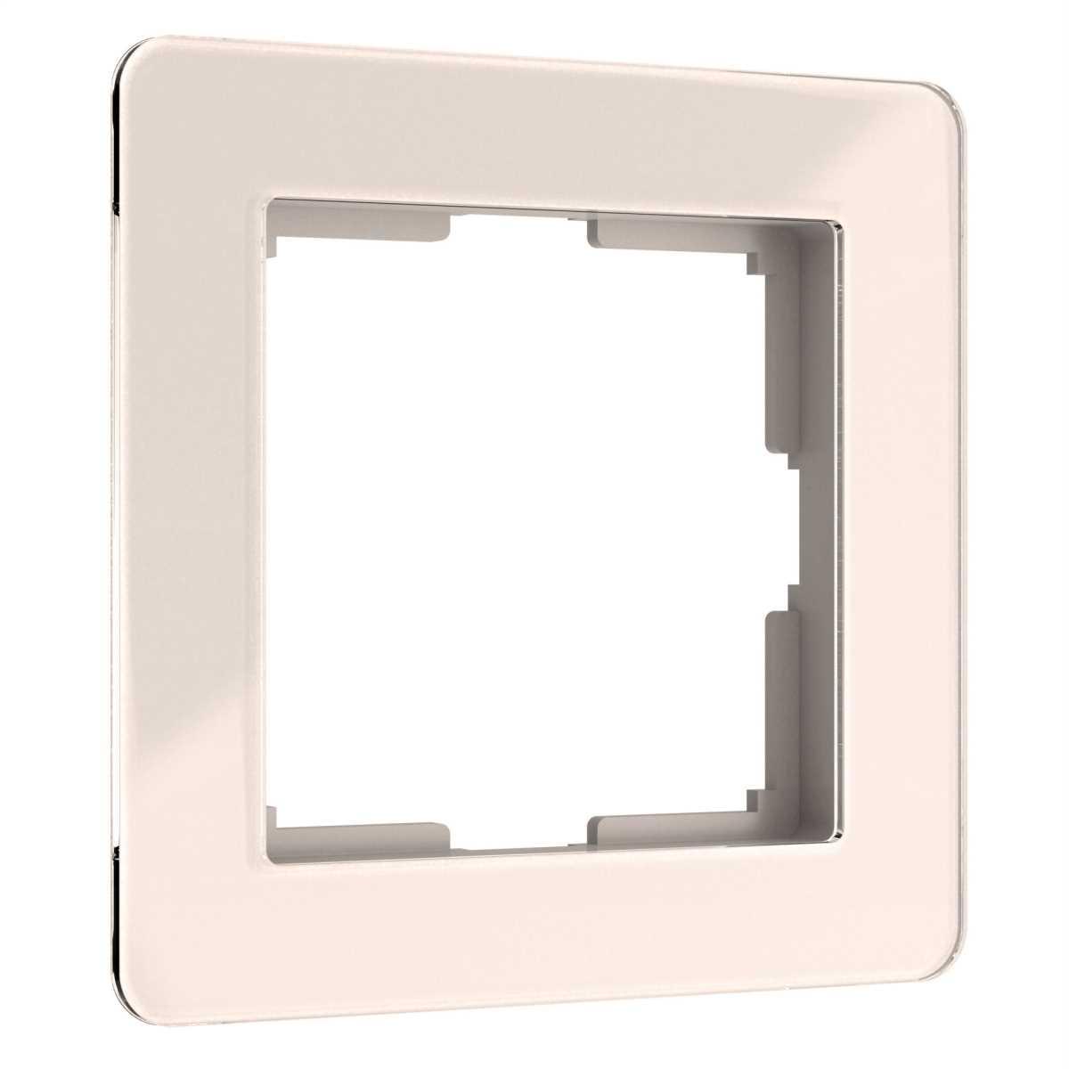 Электротовар Рамка Werkel Acrylic на 1 пост айвори W0012743 4690389186271 бежевый