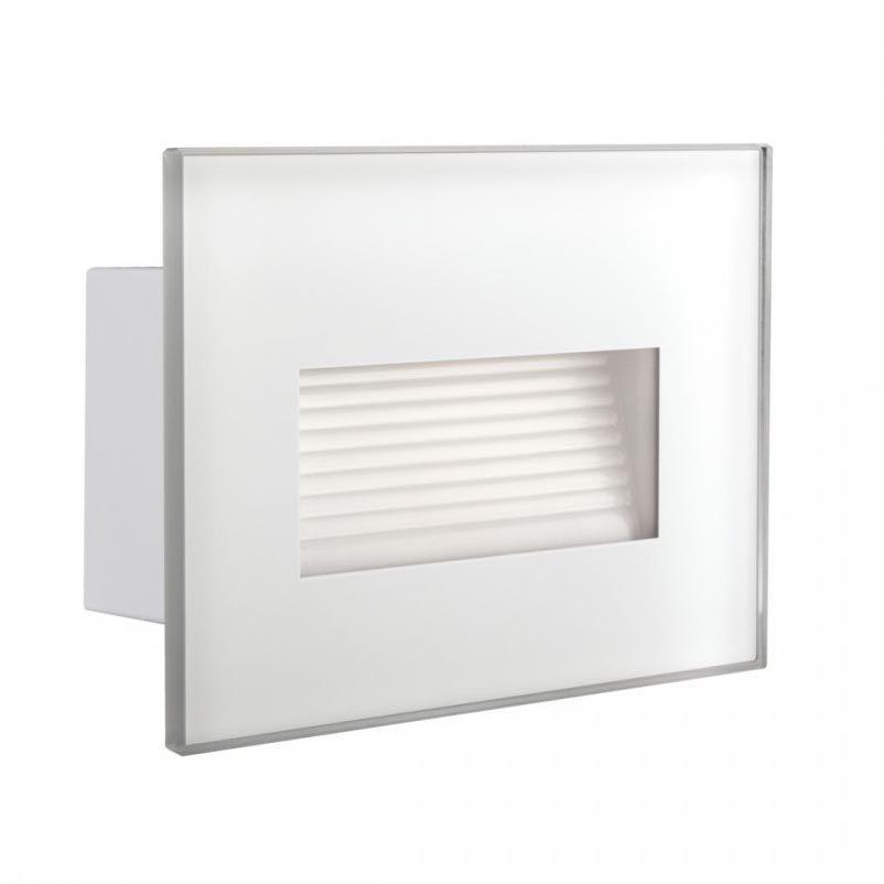 Уличное освещение Уличный светодиодный светильник Kanlux Glasi Led 3W P NW-W 33693 белый стекло
