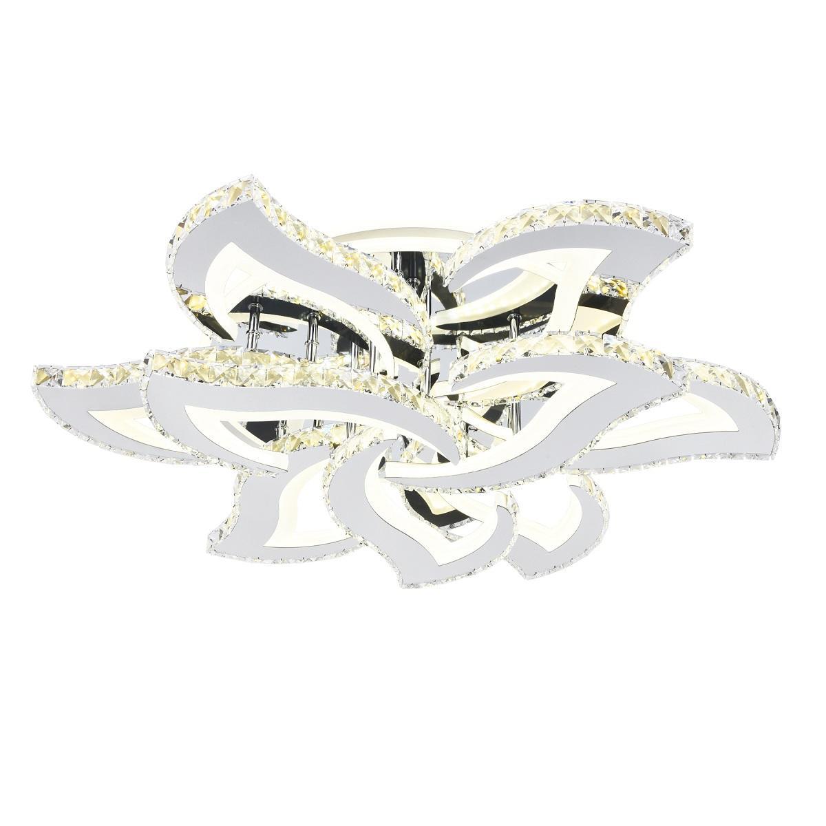 Потолочная люстра Потолочная светодиодная люстра Ambrella light Acrylica Ice хром металл