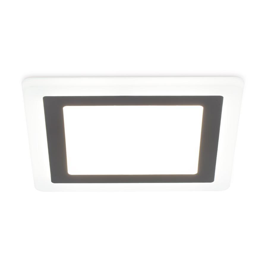 Офисное освещение Встраиваемый светодиодный светильник Ambrella light Downlight DCR390 белый пластик