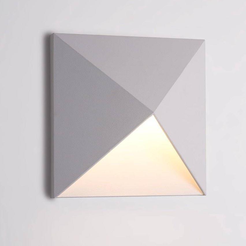 Уличное освещение Уличный настенный светодиодный светильник DesignLed JY Konvert-SQ LWA0039A-WH-WW… белый металл
