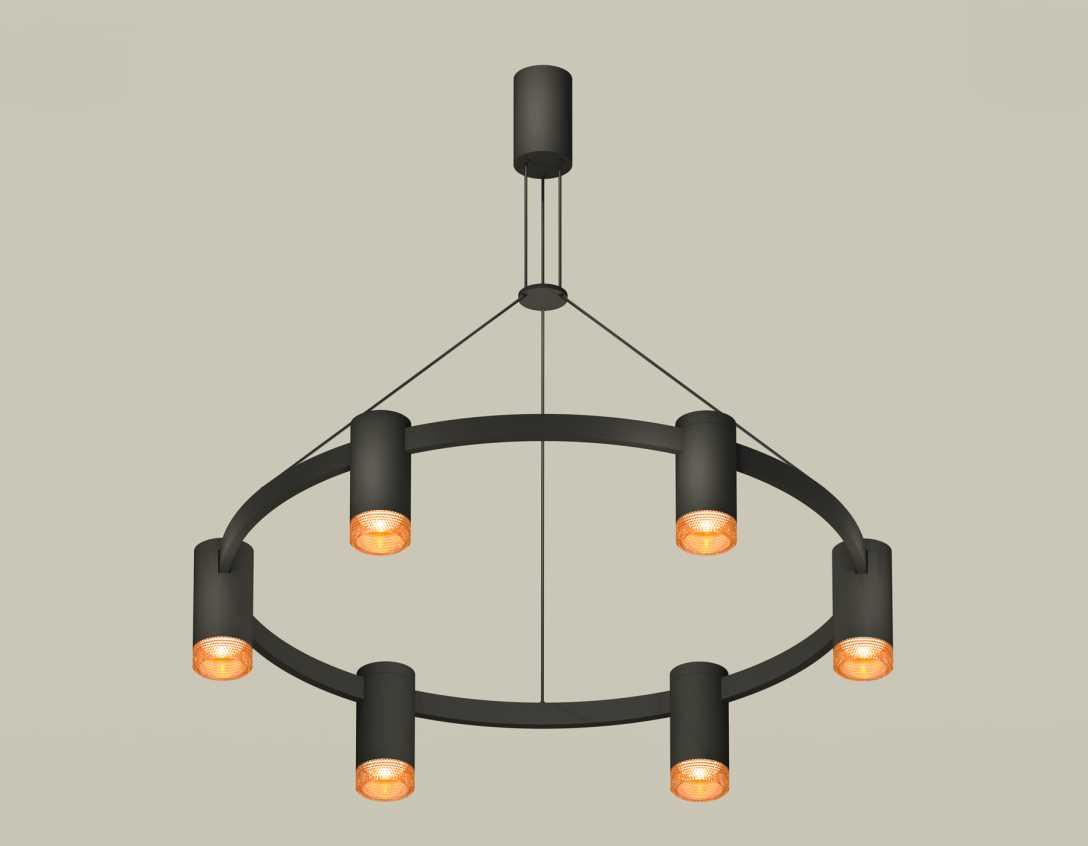 Светильник Комплект подвесного светильника Ambrella light Traditional DIY черный песок кофе… черный металл