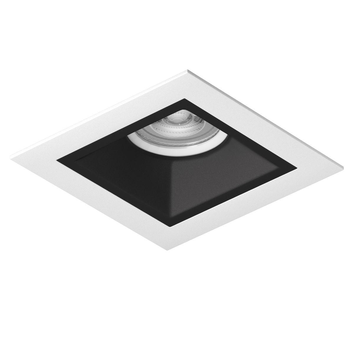 Светильник Комплект со светильником Lightstar Domino Quadro (214516+214507+214006) белый пластик