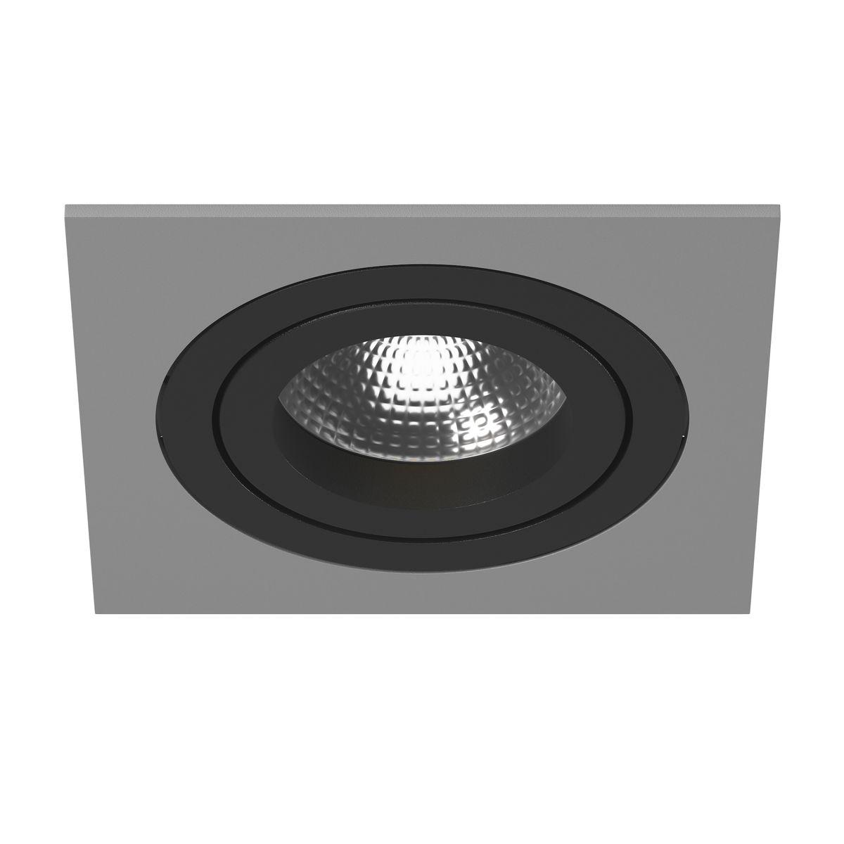Светильник Комплект из светильника и рамки Lightstar Intero 16 (217519+217607) серый металл