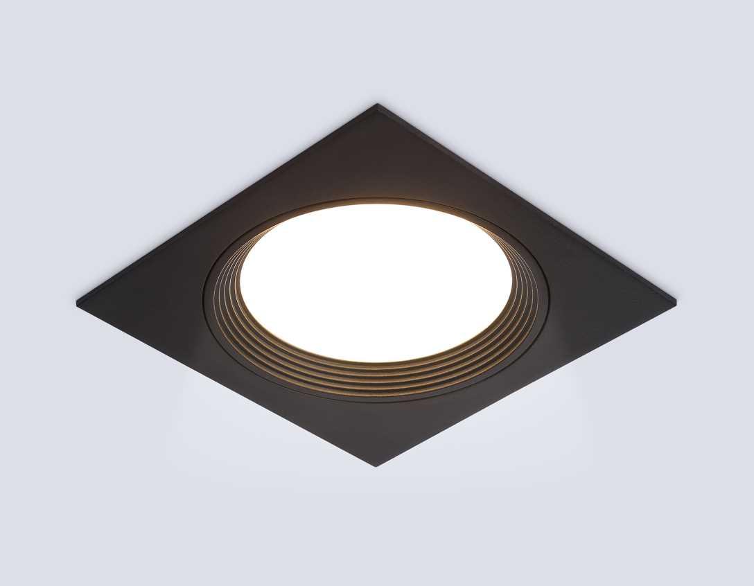 Светильник Светильник встраиваемый Ambrella Light черный металл