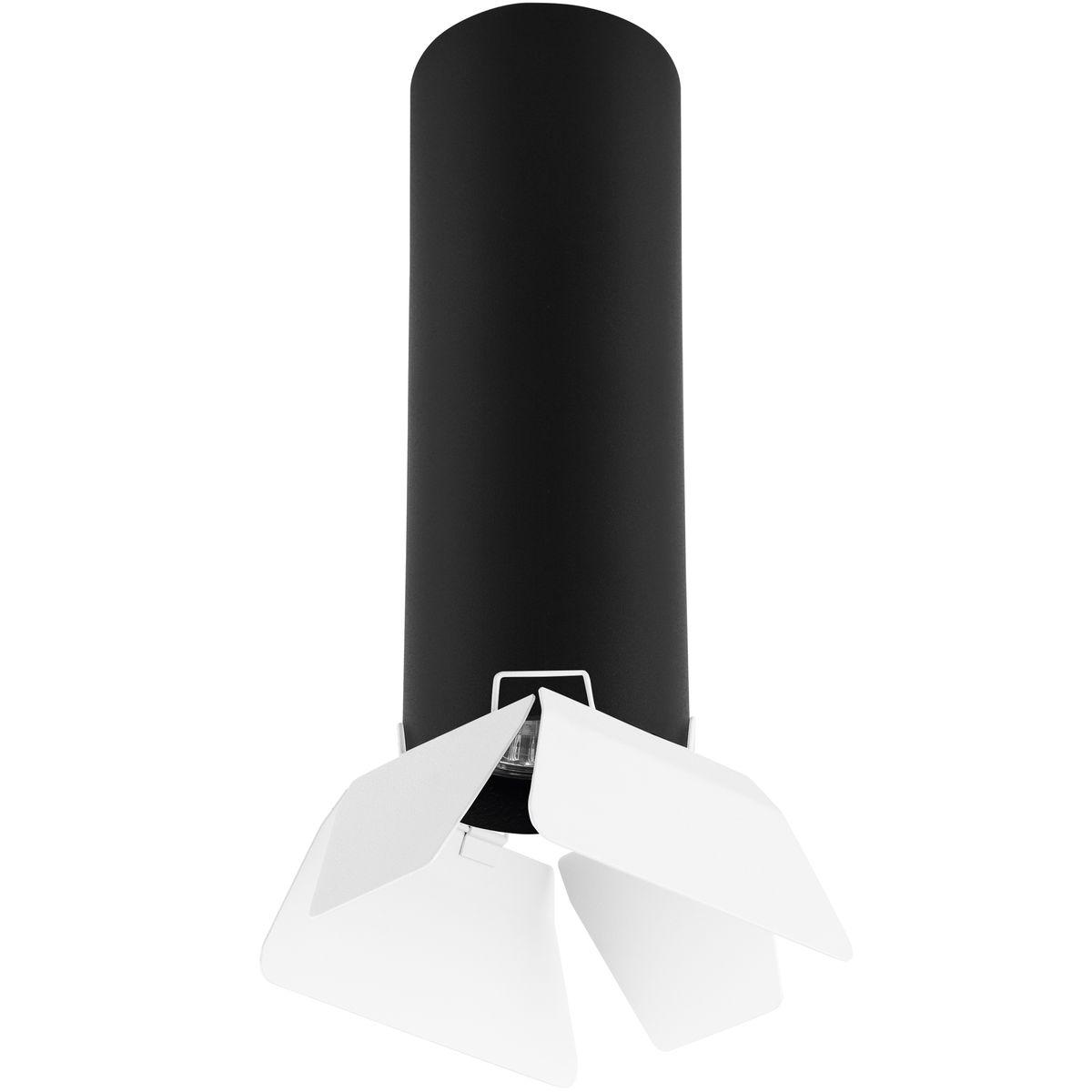 Светильник Комплект с потолочным светильником Lightstar Rullo (214497+202436) черный металл