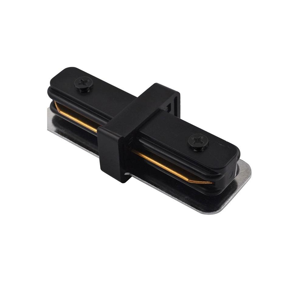 Трековые систем Коннектор прямой Arte Lamp Track Accessories A130206 черный пластик