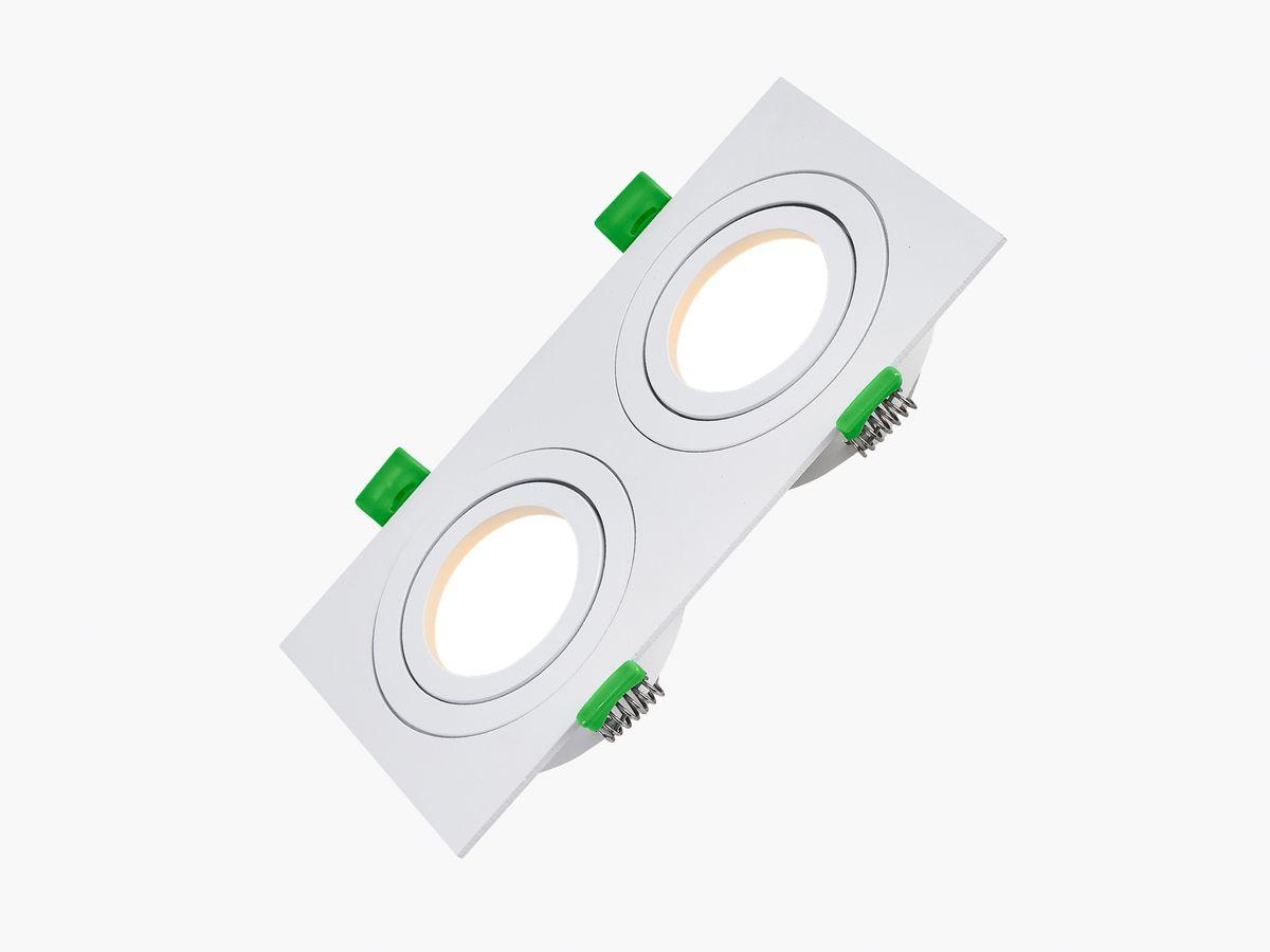 Светильник Встраиваемый светильник LEDS POWER GU-D, серия SPOT белый металл