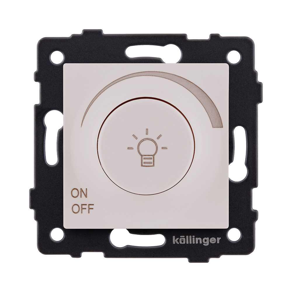Электротовар Светорегулятор универсальный 500W, кашемир матовый Kollinger REA-027CM для Aspekt,… бежевый