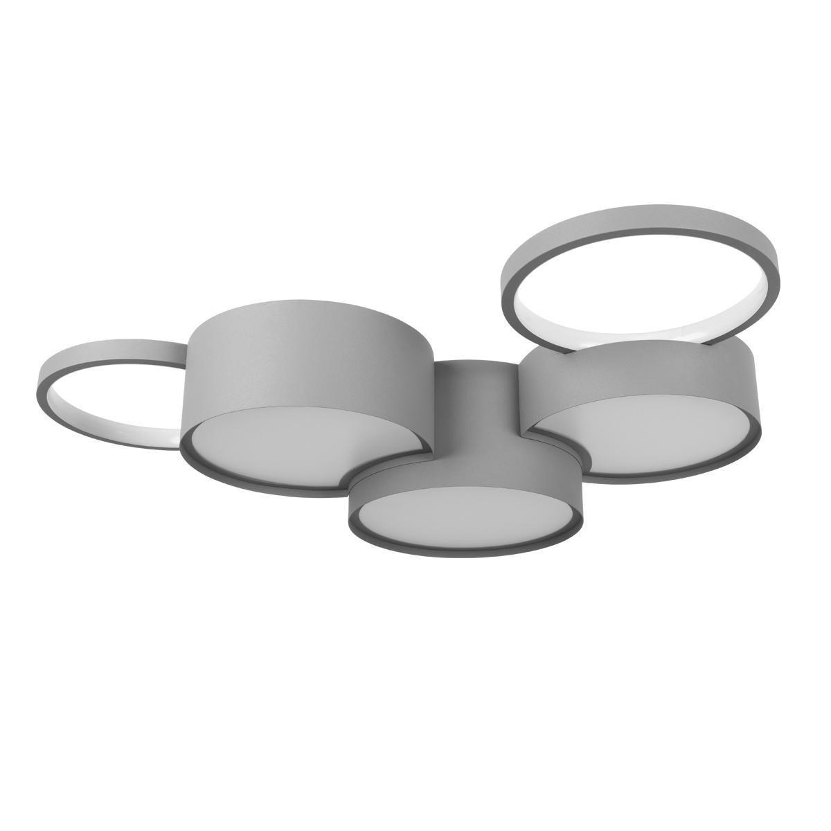 Потолочные светильник Светильник Pin 10317 5 Grey серый металл