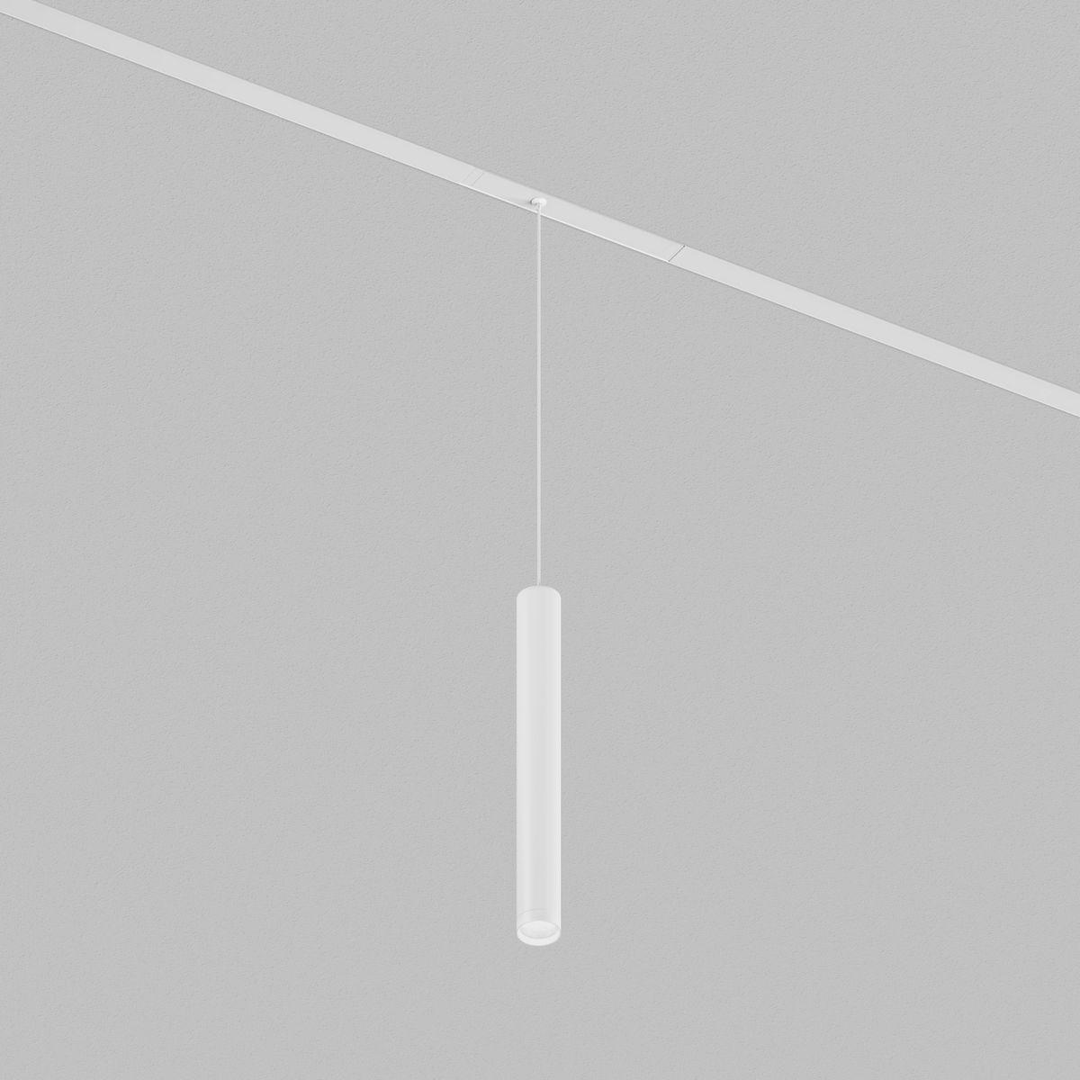Трековые светильник Трековый светодиодный светильник Denkirs Simple Spot белый металл
