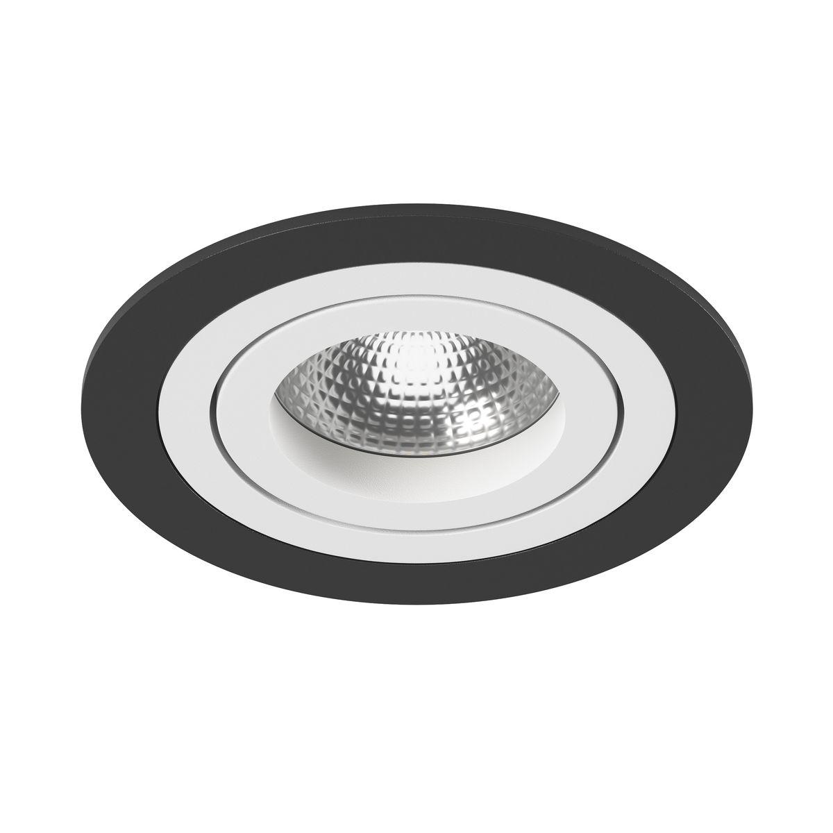 Светильник Комплект из светильника и рамки Lightstar Intero 16 (217617+217606) черный металл