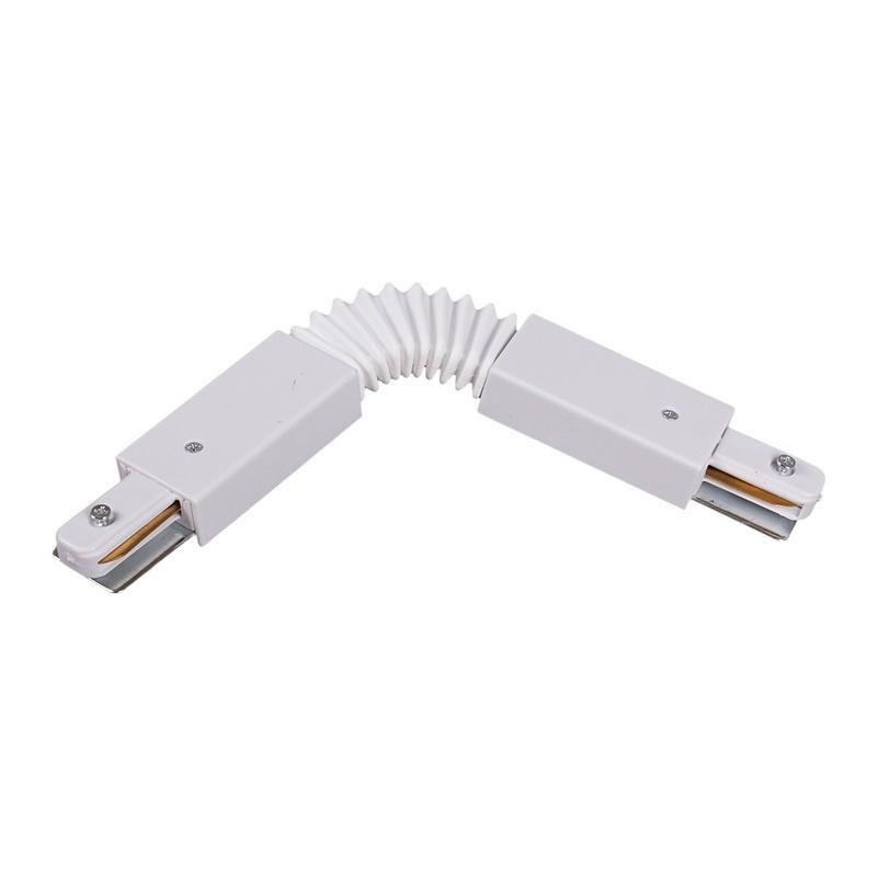 Трековые систем Коннектор Reluce RL 06040 flexible connector WT белый металл